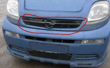 Opel Vivaro 2001–2015 Talvisuoja jäähdyttäjän säleikköön 2001-2007 (yläosa) Matta kuva 1