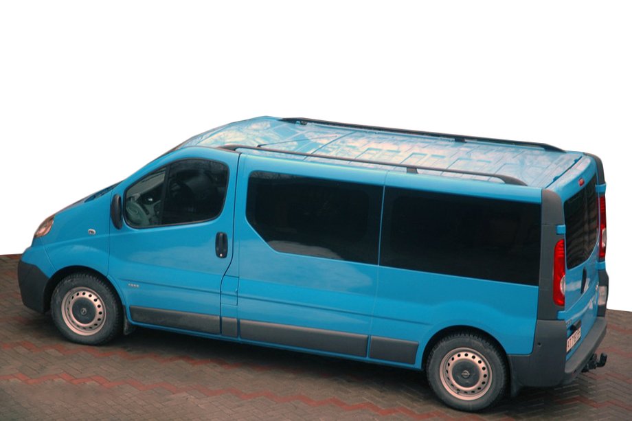 Nissan Primastar 2002–2014 Mustat kattokaiteet Image