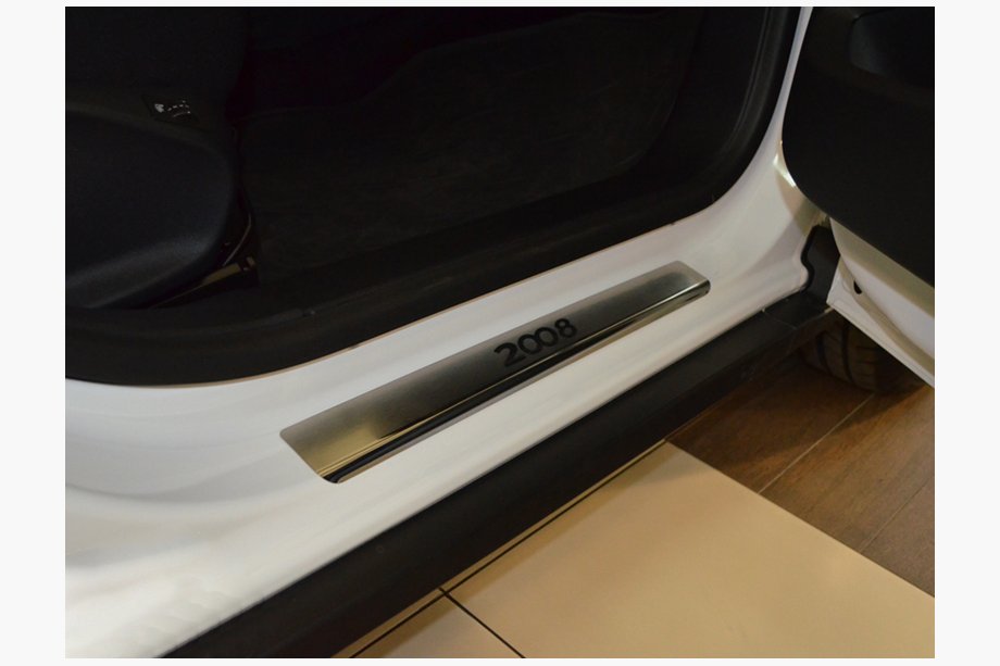 Peugeot 2008 2013–2019 Natanika Premium kynnyslistat (4 kpl, ruostumaton teräs) Image