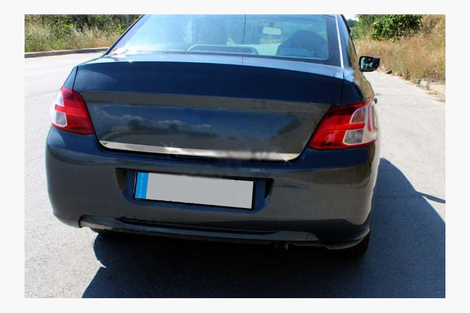 Peugeot 301 2012– Takaluukun reunan suojalista (ruostumaton teräs) Carmos - turkkilainen teräs Image