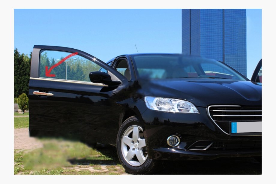 Peugeot 3008 2008–2016 Ikkunankehyksen kromilistat (ilman takasivukolmi-ikkunaa, 6 kpl, ruostumaton teräs) Image