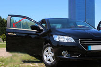 Peugeot 3008 2008–2016 Ikkunankehyksen kromilistat (ilman takasivukolmi-ikkunaa, 6 kpl, ruostumaton teräs) kuva 1