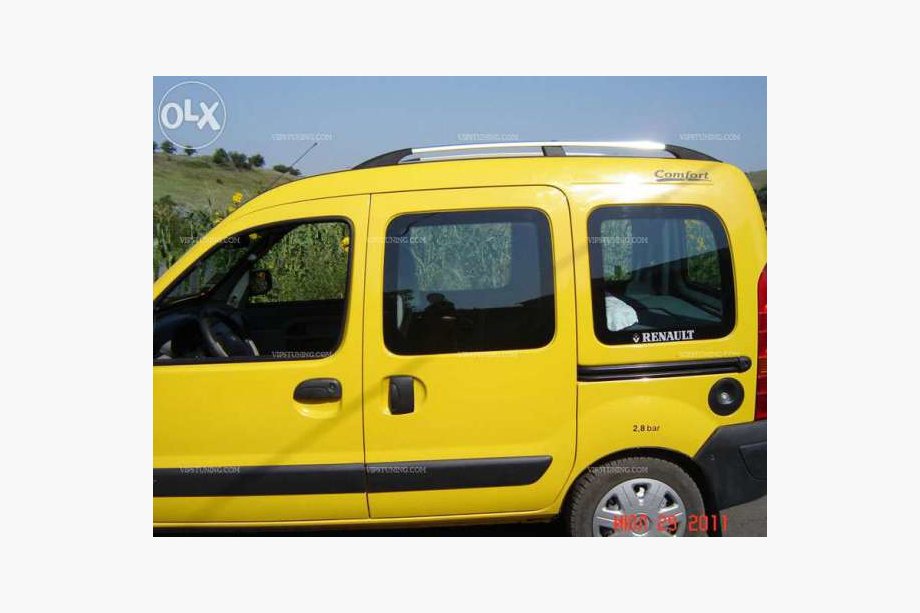 Renault Kangoo 1998–2008 Kromatut kattokaiteet Kuva 4