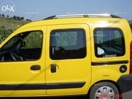 Renault Kangoo 1998–2008 Kromatut kattokaiteet Vakiopohja, muovijalat kuva 4