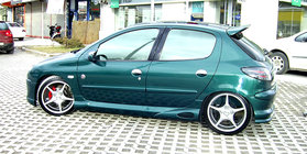 Peugeot 206 1998–2024 Helmalevikkeet (maalattavaksi) kuva 1