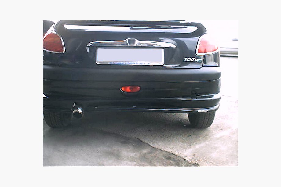Peugeot 206 1998–2024 Takapuskurin aladiffuusori (maalattava) Image