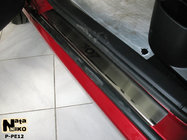 Peugeot 307 2001–2008 Nataniko ovikynnyslistat (4 kpl, ruostumaton teräs) kuva 1