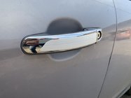 Ford Galaxy 2007–2015 Ovenkahvan kromisuojat valkoisella raidalla (4 kpl, ABS) kuva 3