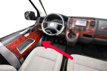 Volkswagen T5 Caravelle 2004–2010 Ovipaneelin suojapaneelit Hiilikuitu kuva 6