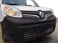 Renault Kangoo 2008–2020 Yksiosainen puskurin ritilä (ruostumaton teräs) kuva 1