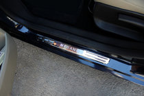Renault Megane III 2009–2016 Langattomat valaistut kynnyslistat (2 kpl, ruostumaton teräs) kuva 1