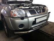 Nissan NP300 1999–2015 Etuputki ST014 (ruostumaton teräs) kuva 1