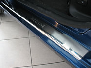 Renault Megane III 2009–2016 Nataniko ovikynnyslistat (4 kpl, ruostumaton teräs) Premium – 3M-teippi, 0,8 mm kuva 1