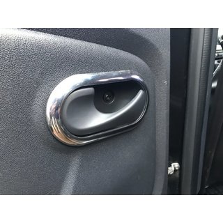 Carmos sisäovenkahvojen suojakuoret (4 kpl, ruostumaton teräs) Dacia Duster 2008–2018 kuva 1