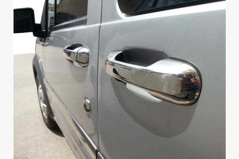 Ford Connect 2010–2013 Ovenkahvan kromisuojat (4 kpl, ruostumaton teräs) Image