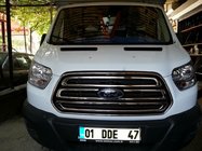 Ford Transit 2014– Jäähdyttimensäleikön listat (2014-2018, 3 kpl, ruostumaton teräs) kuva 7