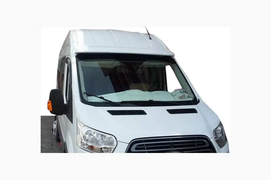 Ford Transit 2014– Tuulilasin visiiri V1 (liimakiinnitys, maalattava) Image