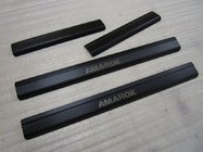 Volkswagen Amarok 2010–2022 Nataniko ovikynnyslistat (4 kpl, ruostumaton teräs) Carbon - 3M-teippi, 0,8 mm kuva 2