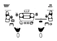 Nissan NV400 2010–2024 Kojelaudan koristelistat (laaja sarja) kuva 2