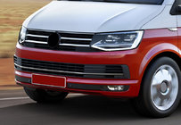 Volkswagen T6 2015–2024 POISTO! Ruostumattomat listat puskurin säleikköön 2015-2019 (3 kpl) kuva 1