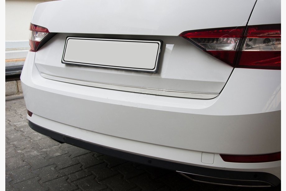 Skoda Superb 2015–2024 Takalaukun reunalista (Sedan, ruostumaton teräs) Image