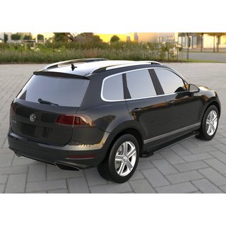 Allmond Black sivuaskelmat (2 kpl, alumiini) Volkswagen Touareg 2010–2018 kuva 3