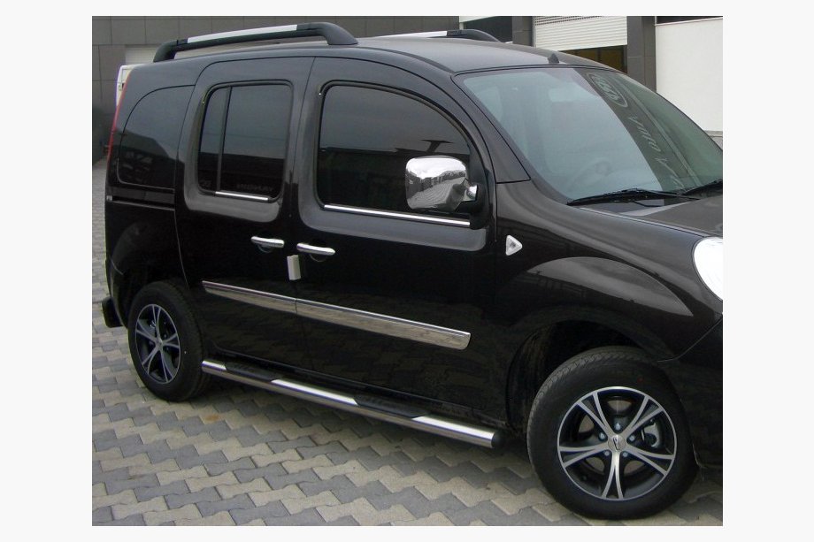 Renault Kangoo 2008–2020 Sivuputket BB002 (2 kpl, ruostumaton teräs) 60 mm, pitkä akseliväli Image