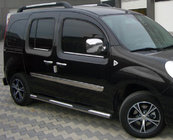 Renault Kangoo 2008–2020 Sivuputket BB002 (2 kpl, ruostumaton teräs) 60 mm, pitkä akseliväli kuva 1