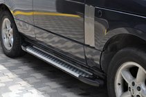Range Rover III L322 2002–2012 Allmond Grey -sivuporrassarja (2 kpl, alumiini) kuva 1