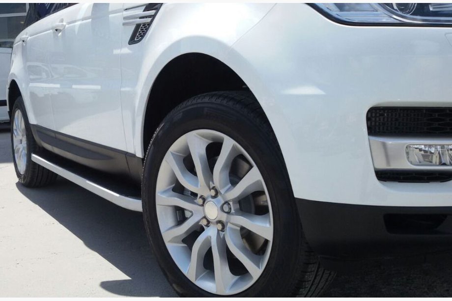 Range Rover Sport 2014–2022 Tayga Grey -sivuaskelmat (2 kpl, alumiini) Image