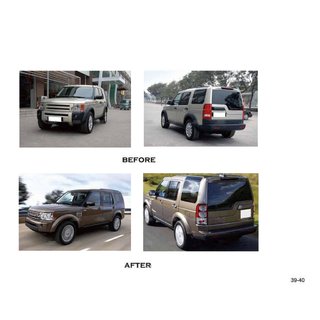 Facelift-puskurisarja Discovery 4:ään Land Rover Discovery III 2004–2009 kuva 2
