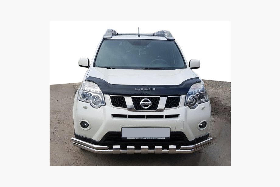Nissan X-trail T31 2007–2014 Etupuskurisuoja ST015 (ruostumaton teräs) Image