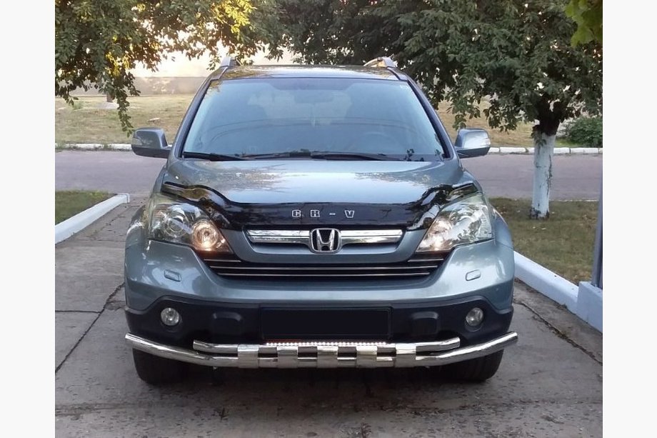 Honda CRV 2007–2011 Etupuskurisuoja ST015 (ruostumaton teräs) Image