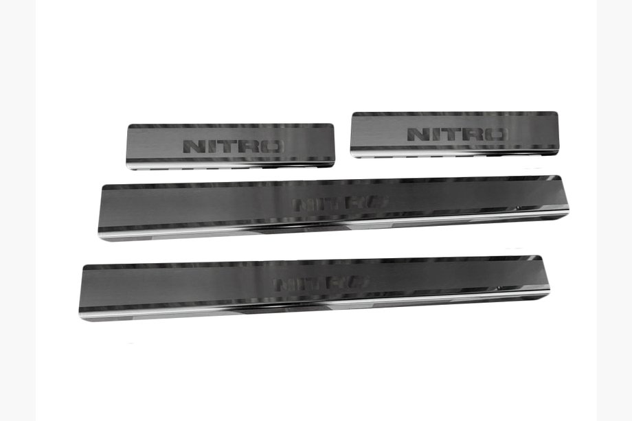 Dodge Nitro 2006–2011 Nataniko kynnyslistat (ruostumaton teräs) Premium - 3M-teippi, 0,8 mm Image
