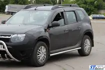 Renault Duster 2008–2017 Sivusuojaputket ilman askelmapaloja (2 kpl, ruostumaton teräs) kuva 2