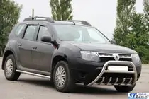 Renault Duster 2008–2017 Sivusuojaputket ilman askelmapaloja (2 kpl, ruostumaton teräs) kuva 3