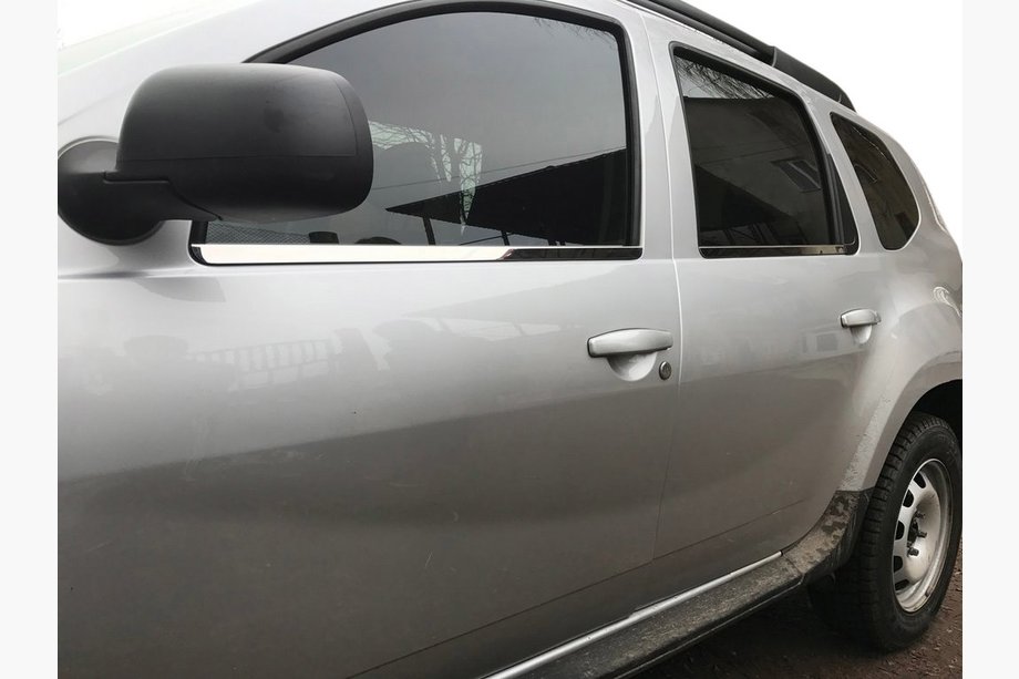 Dacia Duster 2008–2018 Ikkunalistat (4 kpl, ruostumaton teräs) Image