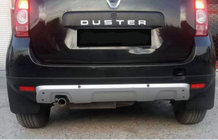 Dacia Duster 2008–2018 Takapuskurin suojalista (ABS, harmaa) kuva 1