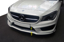 Mercedes CLA C117 2013–2019 Puskurin säleikön suojalista (ruostumaton teräs) kuva 1