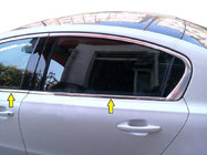 Peugeot 508 2010–2018 Ikkunoiden alalistat (Sedan, ruostumaton teräs) kuva 1