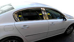 Peugeot 508 2010–2018 Pilarilistat (ruostumaton teräs) kuva 1