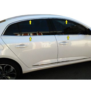 Täydellinen ikkunalistojen sarja (Sedan, 12 kpl, ruostumaton teräs) kuva 2