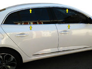 Renault Megane IV 2016–2025 Täydellinen ikkunalistojen sarja (Sedan, 12 kpl, ruostumaton teräs) Carmos - turkkilainen teräs kuva 2