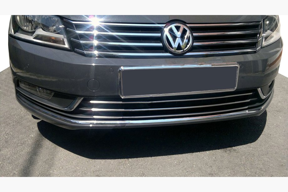 Volkswagen Passat B7 2012–2015 Puskurin säleikkölistat (ruostumaton teräs) Image