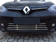 Renault Fluence 2009–2016 Yhtenäinen puskuriritilä (2013-2016, ruostumaton teräs) kuva 1