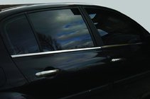 Renault Megane II 2004–2009 Ikkunankehyksen ulkolistat (4 kpl, ruostumaton teräs) kuva 4