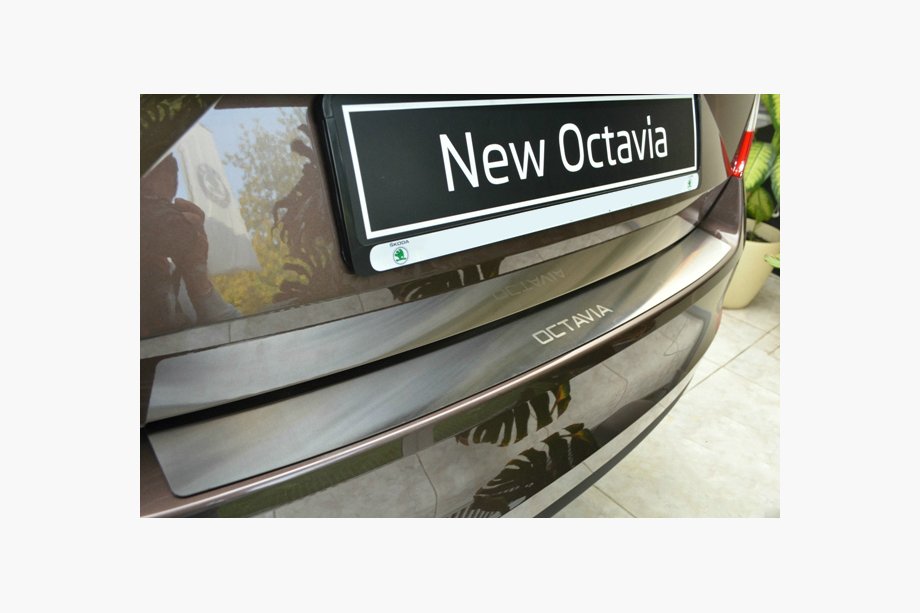 Skoda Octavia III A7 2013–2019 Takapuskurin suojalista Nataniko (ruostumaton teräs) Image