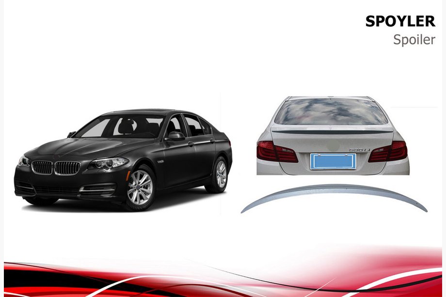 BMW 5-sarja F10/F11 2010–2016 Niken-spoileri (maalattavaksi) Image