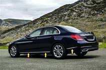 Mercedes C-class W205 2014–2021 Koristelistan peitelistat V1 (ruostumaton teräs) kuva 1