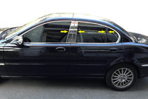 Jaguar X-Type 2001–2009 Pilarilistat (ruostumaton teräs) kuva 1